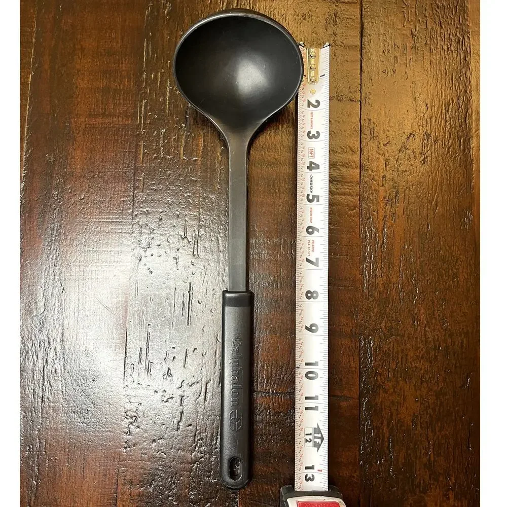Calphalon Black Nylon Ladle Heat Resistant 400°F Made in USA Kitchen Utensil